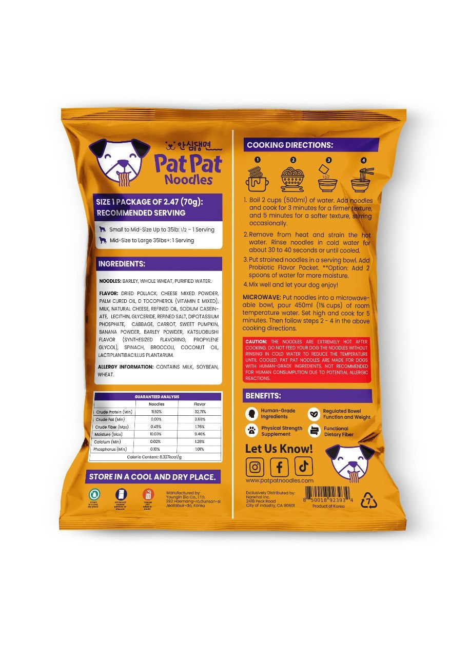 Ramen for Dogs with Added Probiotics